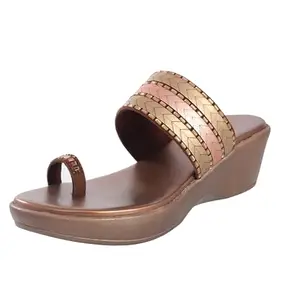 CatBird Women's Copper Rhinestone Comfortable sandals 9 UK