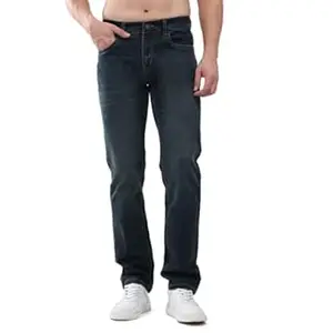 Monte Carlo Men's Straight Fit Jeans | Casual Wear | Solid Design | Stylish Fashionable Denim for Men | Denim for Men's | Jean's for Men (Pack of 1)