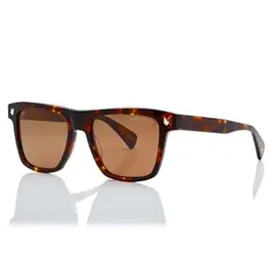 Shisen Fox Hakone Polarized Square Sunglasses for Men & Women | 100% UV Protection Acetate Frame | Stylish Unisex Sunglasses | Spectacles for Men & Women | Eyewear for Men