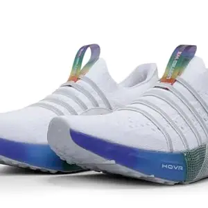 Under Armour UA HOVR Phantom 3 Slip Pride Men's Running Shoes, White, 4