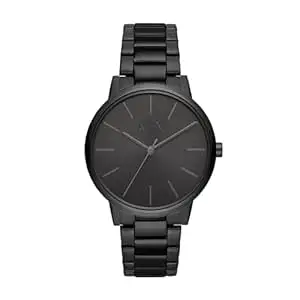 Armani Exchange Mens Stainless Steel Analogue Watch - AX2701 (Black_Free Size)