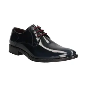 Bugatti Lark Flex Dark Blue Men's Derby Shoes - UK 8