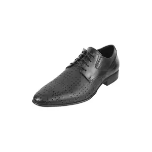 Metro Black Men Leather Formal Lace Up Oxford Shoes UK/7 EU/41 (19-354)
