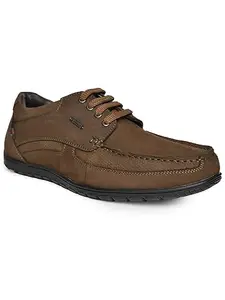 Buckaroo CIDDRA Nubuck Leather Olive Casual Shoes for Mens: Size UK 11