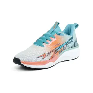 Red Chief Sports Running Shoes for Men & Boys | Stylish Lace-Up Outdoor Shoes | Lightweight Walking-Style Runners | Comfortable Athletic Lime-White | Size-6 | R1714 F037