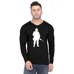 Men's Round Neck T-Shirt | Comfortable & Stylish Men's T-Shirt Idea for Gym, Sports, Casual Outings, or Lounge Wear - Large|2979 Navy