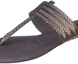 Inc.5 Flat Thong Fashion Sandal For Women_990160_G.METAL_3_UK