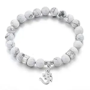 STYLE KRAFT-Jewellery STYLE KRAFT OM Bracelet For Men Original yoga Reiki Crystal Beads Bracelet for Girls Adjustable Energetic OM Bracelets for Women Fashion