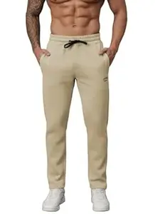 ENDEAVOUR WEAR Men's Warm Fleece Straight Fit Trackpants