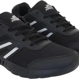 Blacktown Running/Walking/Sports Shoes (BT-14 Black SILVER-10