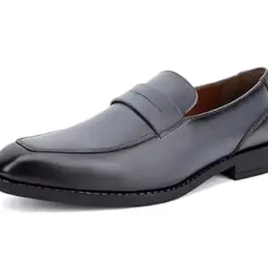 LOUIS STITCH Formal Shoe for Men Shoes |Breathable Lining, Moccasins Style | Comfortable for Business, Casual, Parties (SX__MC)