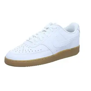 NIKE Mens Stroke Running Shoe, White White Photon Dust Gum Lt Brown, US:7