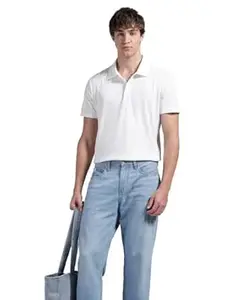 Calvin Klein Jeans Solid Slim fit Cotton Polo t-Shirt