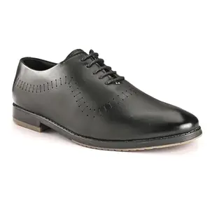 marching toes Synthetic Leather Formal Shoes for Men's Black