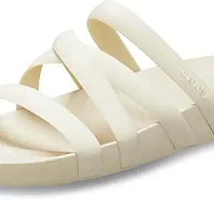 Crocs Splash Off White Sandal-(208217-2Y2)-2 UK Women (W4)