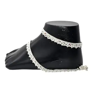 Magickal Moon Allure Chunky Bell Anklet With Multi-color Midi Toe Ring | Chutki| For Women and Girls (Pack of 2)_Ankl107