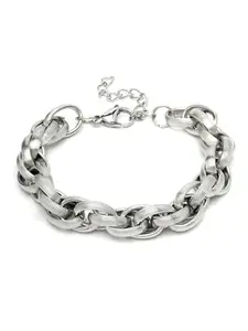 Karatcart Men Leather Multistrand Wraparound Bracelet (55038312)