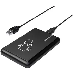 Plug and Play USB RFID Card Reader 13.56MHz – Smart Contactless Card Scanner for Attendance & Access Control | USB Reader for Office, School & Security Systems | Fast, No-Driver Setup