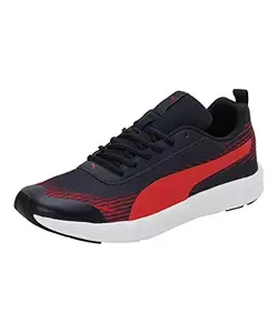 Puma Mens Velocity Trn Parisian Night-High Risk Red-Black Running Shoe - 10UK (37821503)