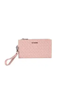 Van Heusen Women Peach Print Casual Wallets
