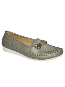 AJANTA Women’s Slip-On Ballerina Shoes|Stylish & Comfortable|Lightweight| Easy Wear Bellies Beige