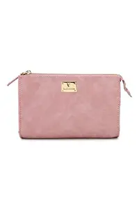 Van Heusen Women's Pink Wallet-Pouch-(VWBGIRGFF005551)