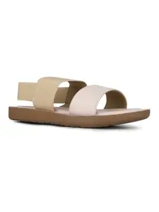 Inc.5 Womens Beige Casual Solid Open Toe Flat Sandals