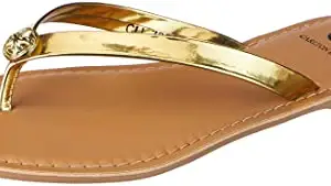 Carlton London Womens CLL-7399-A Gold Flat Sandal - 5 UK (CLL-7399-A)