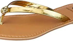 Carlton London Womens CLL-7399-A Gold Flat Sandal - 4 UK (CLL-7399-A)
