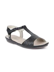 Hush Puppies Women's New Canna Sandal Black Leather Fashion 4 UK (37 EU) (5646918)