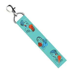 ISEE 360® Beauty Women Lanyard Bag Tag with Swivel Lobster for Gift Luggage Bags Backpack Laptop Bags Travelers Students Worker L X H 5 X 0.8 INCH