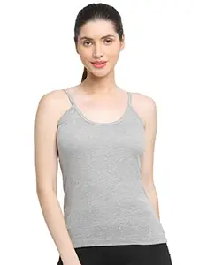 FBAR Women Grey Solid Tank top