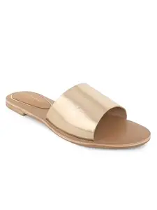 Kenneth Cole Women Flat Sandal | PU Leather With Adjustable Slip On Closure For Ladies & Girls