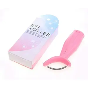 Digital Shoppy Handle Spring Face Hair Removal Depilatory Rolling Cleaning Epilator, Pink