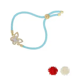 VOYLLA Butterfly Bliss Bracelet Sister Rakhi|Women Rakhi For Sister