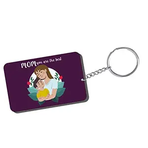Family Shoping Mothers Day Gifts Mom You are The Best Keychain Keyring for Car Home Office Keys