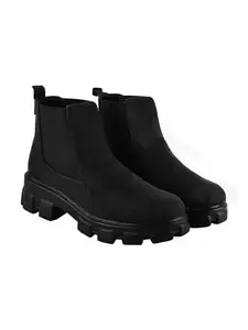 Shoetopia Casual Wear Black Boots For Women