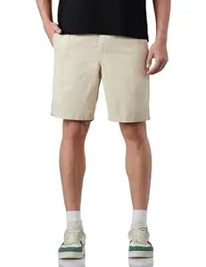 Amazon Brand - Symbol Men's Elasticated Relaxed FIT Twill Shorts