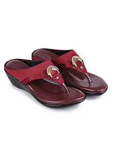 Clouter hub Fashionable Sandal Red