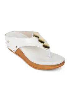 iconics Women Fashion Sandal,White,UK-6
