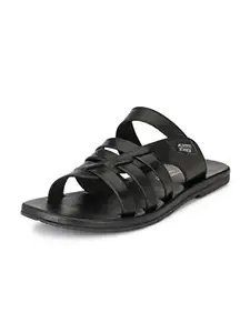 Alberto Torresi Leather Men's Black Sandals-11 UK/India (45Eu, 61202 Black-45)