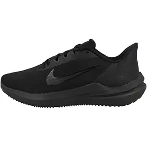 Nike Mens Air Winflo 9 Black/DK Smoke Grey Running Shoe - 10 UK (11 US) (DD6203-002)