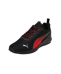 Puma Mens Flaze Black-White-Red Running Shoe - 8UK (30981802)