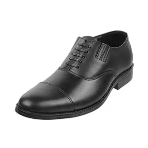 Mochi Mens Leather Black Oxford (Size (5 UK (39 EU))
