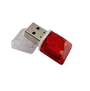 M Tech LED Flash Micro SD Card Reader (Color:)