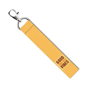 ISEE 360® Positive Vibes Lanyard Tag with Swivel Lobster for Gift Luggage Bags Backpack Laptop Bags L X H 5 X 0.8 INCH