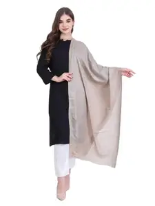 Women's Elegant Winter Wear Shawl/Stole | Kashmiri Shawl | Faux Pashmina Design | Paisley Print Scarf | Traditional Design with Tassels,