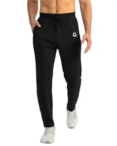 Men's Regular Fit Track Pants | Sport Pant | Plain Track Pant for Men Black