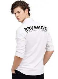 ADRO Mens Cotton Cargo Shirt in – Full Sleeve Casual Fit with Chest Pockets | Travel wear| Printed Shirts for Men