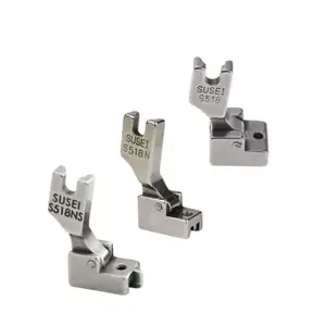 Generic S518, S518N & S518NS Invisible Zipper Presser Foot - Industrial Sewing Machine Accessory - Stainless Steel or Plastic - Part Number 3